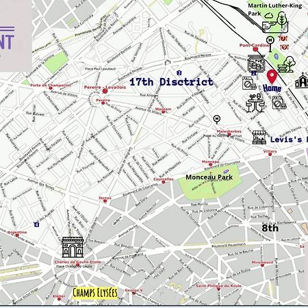 Studio Moderne Au Coeur De Paris Batignolles Kültér fotó